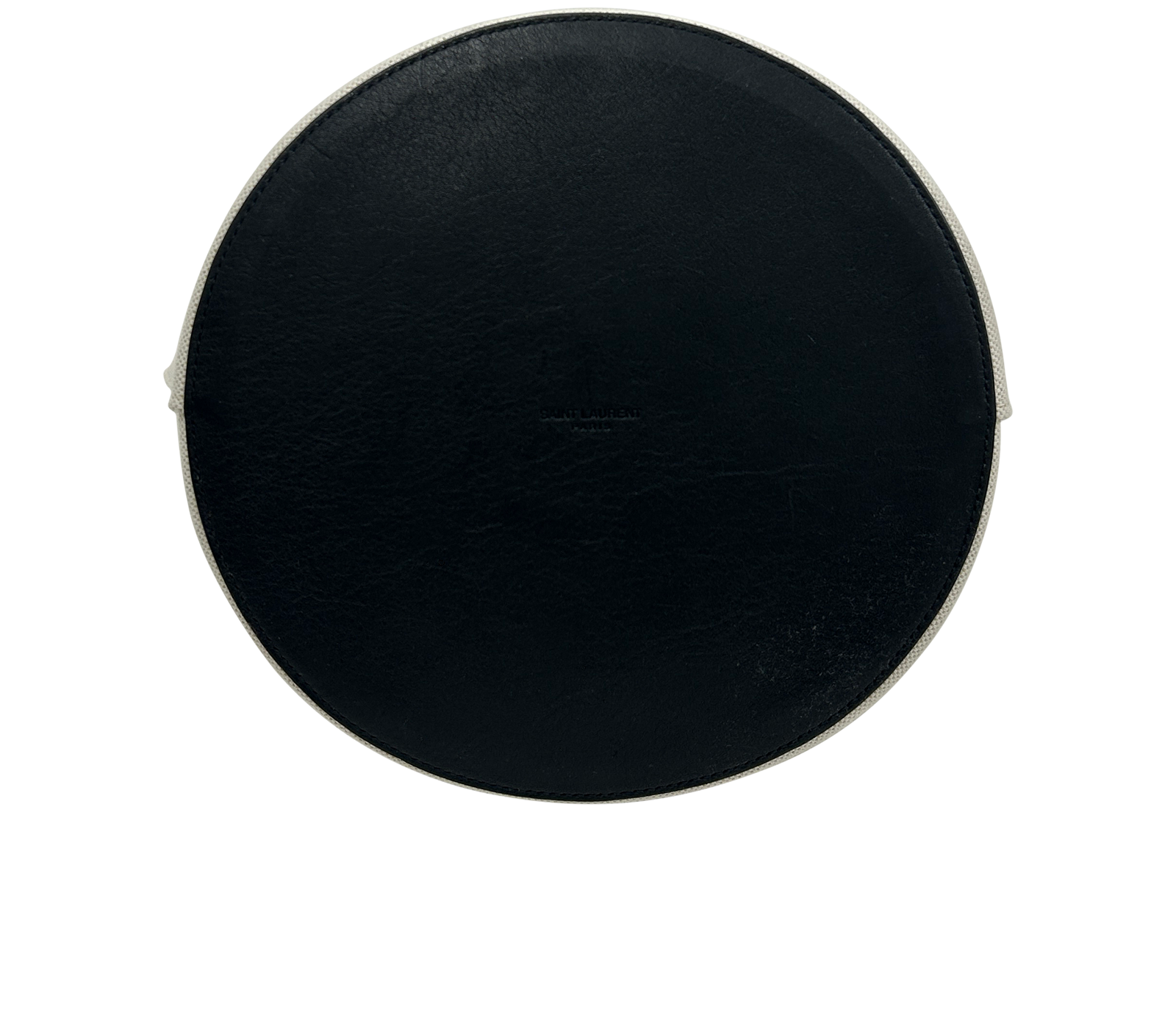 Rive Gauche Bucket Large, 690&euro;, Bolso, Beige/Negro, Lona - General, Vista superior